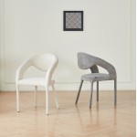 ΠΟΛΥΘΡΟΝΑ ΤΡΑΠΕΖΑΡΙΑΣ OFILIA HM18363 01 ΑΝΟΙΧΤΟ ΓΚΡΙ ΥΦΑΣΜΑ 58x54 5x85 5Υεκ SET 2τμχ c541868