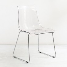 ELUCIA ΚΑΡΕΚΛΑ ΔΙΑΦΑΝΟ 53x52 2x80 5cm SET 2τμχ c541874