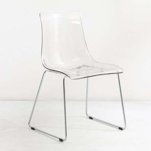 ELUCIA ΚΑΡΕΚΛΑ ΔΙΑΦΑΝΟ 53x52 2x80 5cm SET 2τμχ c541874