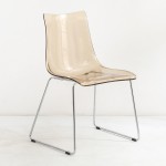 ELUCIA ΚΑΡΕΚΛΑ ΔΙΑΦΑΝΟ ΚΑΦΕ 53x52 2x80 5cm SET 2τμχ c541875