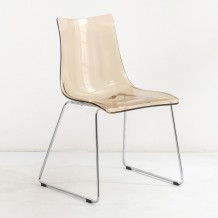ELUCIA ΚΑΡΕΚΛΑ ΔΙΑΦΑΝΟ ΚΑΦΕ 53x52 2x80 5cm SET 2τμχ c541875