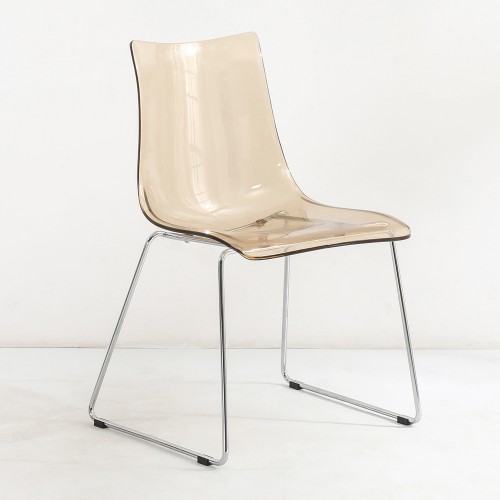 ELUCIA ΚΑΡΕΚΛΑ ΔΙΑΦΑΝΟ ΚΑΦΕ 53x52 2x80 5cm SET 2τμχ c541875
