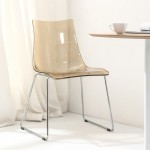 ELUCIA ΚΑΡΕΚΛΑ ΔΙΑΦΑΝΟ ΚΑΦΕ 53x52 2x80 5cm SET 2τμχ c541875