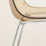 ELUCIA ΚΑΡΕΚΛΑ ΔΙΑΦΑΝΟ ΚΑΦΕ 53x52 2x80 5cm SET 2τμχ c541875