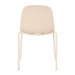 PADDED ΚΑΡΕΚΛΑ OFF WHITE 54x51x85cm SET 4τμχ c541884
