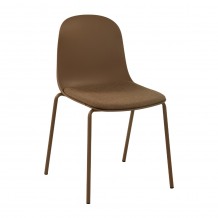 PADDED ΚΑΡΕΚΛΑ ΚΑΦΕ 54x51x85cm SET 4τμχ c541885