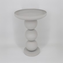 PERLA SIDE TABLE OFF WHITE 41x41x61cm c541889