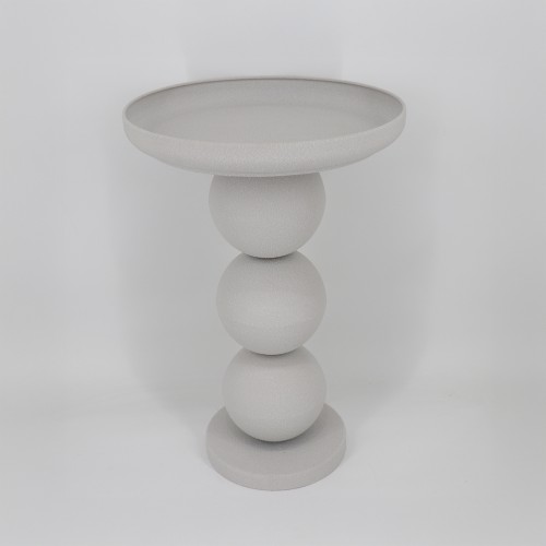 PERLA SIDE TABLE OFF WHITE 41x41x61cm c541889