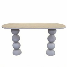 PERLA ΚΟΝΣΟΛΑ OFF WHITE 150x45x76cm c541892