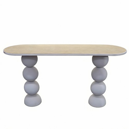 PERLA ΚΟΝΣΟΛΑ OFF WHITE 150x45x76cm c541892