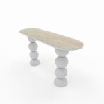 PERLA ΚΟΝΣΟΛΑ OFF WHITE 150x45x76cm c541892
