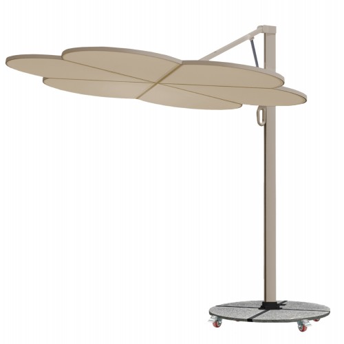 ΟΜΠΡΕΛΑ ΜΕ ΒΑΣΗ ΣΕΙΡΑ CANNOPY flower HM21286 01 ΑΛΟΥΜΙΝΙΟ-ΓΡΑΝΙΤΗΣ-ΜΟΛΥΒΙ ΧΡΩΜΑ 2 38x2 2μ c541969