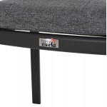 ΠΟΛΥΘΡΟΝΑ ΤΡΑΠΕΖΑΡΙΑΣ ELARA HM6414 01 ΓΚΡΙ ΑΛΟΥΜΙΝΙΟ-OLEFIN--ΞΥΛΟ TEAK 56x62x78Υεκ c541970