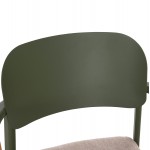 ΠΟΛΥΘΡΟΝΑ ΤΡΑΠΕΖΑΡΙΑΣ ELARA HM6414 06 ΠΡΑΣΙΝΟ ΑΛΟΥΜΙΝΙΟ-ΜΠΕΖ OLEFIN--TEAK 56x62x78Υεκ c541972