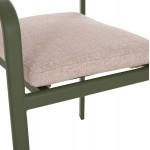 ΠΟΛΥΘΡΟΝΑ ΤΡΑΠΕΖΑΡΙΑΣ ELARA HM6414 06 ΠΡΑΣΙΝΟ ΑΛΟΥΜΙΝΙΟ-ΜΠΕΖ OLEFIN--TEAK 56x62x78Υεκ c541972