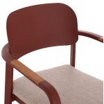 ΠΟΛΥΘΡΟΝΑ ΤΡΑΠΕΖΑΡΙΑΣ ELARA HM6414 07 ΚΕΡΑΜΙΔΙ ΑΛΟΥΜΙΝΙΟ-ΜΠΕΖ OLEFIN--TEAK 56x62x78Υεκ c541973