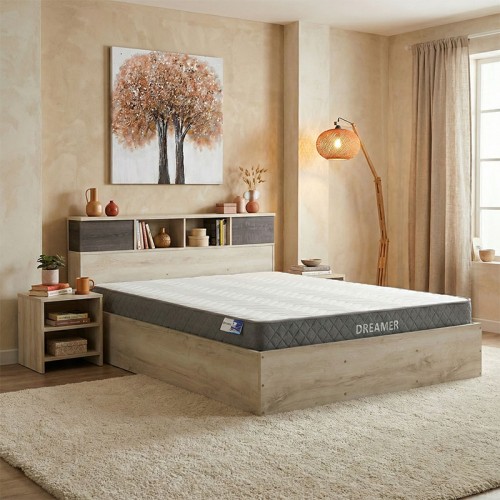 Κρεβάτι με στρώμα Olympus-Dreamer pakoworld castillo-toro 160x200εκ c542013