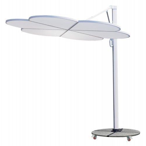 ΟΜΠΡΕΛΑ ΜΕ ΒΑΣΗ ΣΕΙΡΑ CANNOPY flower HM21286 02 ΑΛΟΥΜΙΝΙΟ-ΓΡΑΝΙΤΗΣ-ΛΕΥΚΟ 2 38x2 2μ c542026