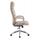 ΚΑΡΕΚΛΑ ΓΡΑΦΕΙΟΥ MEITE HM18353 02 ΜΠΕΖ PU ΔΕΡΜΑ--ΒΑΣΗ ΧΡΩΜΙΟΥ 66x71x127Υεκ c542097