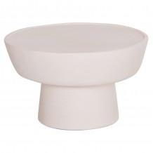 ΤΡΑΠΕΖΙ ΣΑΛΟΝΙΟΥ PIRSON HM18155 02 FIBER CEMENT ΣΕ ΛΕΥΚΟ--Φ60x36Υεκ c542100