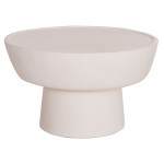 ΤΡΑΠΕΖΙ ΣΑΛΟΝΙΟΥ PIRSON HM18155 02 FIBER CEMENT ΣΕ ΛΕΥΚΟ--Φ60x36Υεκ c542100