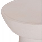 ΤΡΑΠΕΖΙ ΣΑΛΟΝΙΟΥ PIRSON HM18155 02 FIBER CEMENT ΣΕ ΛΕΥΚΟ--Φ60x36Υεκ c542100