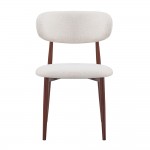 NOISETTE ΚΑΡΕΚΛΑ BEIGE ΚΑΡΥΔΙ 59x50x79cm SET 4τμχ c542114