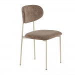 VELLUTO ΚΑΡΕΚΛΑ MOCHA LATTE 47x45x80cm SET 2τμχ c542117