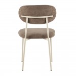 VELLUTO ΚΑΡΕΚΛΑ MOCHA LATTE 47x45x80cm SET 2τμχ c542117