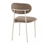 VELLUTO ΚΑΡΕΚΛΑ MOCHA LATTE 47x45x80cm SET 2τμχ c542117
