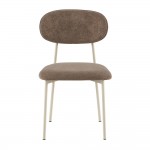 VELLUTO ΚΑΡΕΚΛΑ MOCHA LATTE 47x45x80cm SET 2τμχ c542117