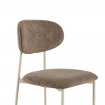 VELLUTO ΚΑΡΕΚΛΑ MOCHA LATTE 47x45x80cm SET 2τμχ c542117