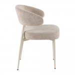 CELESTE ΚΑΡΕΚΛΑ ΜΠΕΖ LATTE 58 5x51x80cm SET 2τμχ c542126