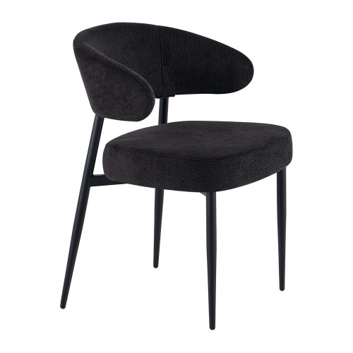 CELESTE ΚΑΡΕΚΛΑ ΜΑΥΡΟ ΜΑΥΡΟ 58 5x51x80cm SET 2τμχ c542127