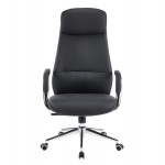 ΚΑΡΕΚΛΑ ΓΡΑΦΕΙΟΥ SONTY HM18354 01 ΜΑΥΡΟ PU ΔΕΡΜΑ--ΒΑΣΗ ΧΡΩΜΙΟΥ 67x68x125Υεκ c542132