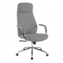 ΚΑΡΕΚΛΑ ΓΡΑΦΕΙΟΥ SONTY HM18354 10 ΑΝΟΙΧΤΟ ΓΚΡΙ PU ΔΕΡΜΑ--ΒΑΣΗ ΧΡΩΜΙΟΥ 67x68x125Υεκ c542134