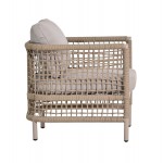 ΣΕΤ ΣΑΛΟΝΙ 4ΤΜΧ SONDRA HM6251 02 ΑΛΟΥΜΙΝΙΟ ΣΧΟΙΝΙ ΚΑΠΟΥΤΣΙΝΟ--ΜΑΞΙΛΑΡΙΑ ΣΕ ΜΠΕΖ c542145