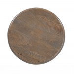 SOLOMON SIDE TABLE ΚΑΡΥΔΙ 54x54x52cm c542162