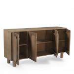 PARADIS ΜΠΟΥΦΕΣ 4ΠΟΡΤΕΣ ΚΑΡΥΔΙ ΑΝΟΙΧΤΟ 160x40x80cm c542164