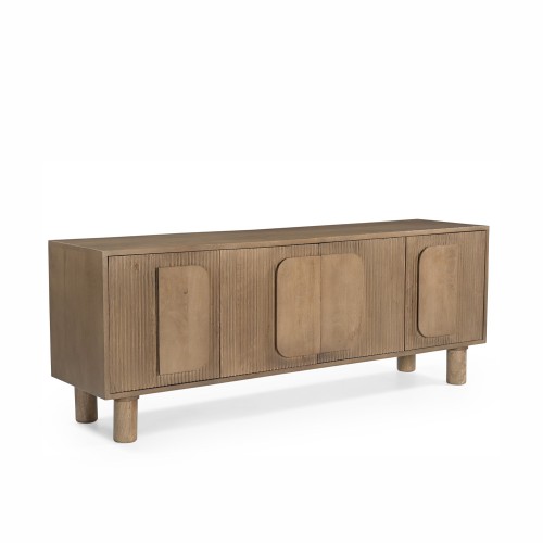 PARADIS TV STAND 4ΠΟΡΤΕΣ ΚΑΡΥΔΙ ΑΝΟΙΧΤΟ 160x40x60cm c542165