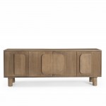 PARADIS TV STAND 4ΠΟΡΤΕΣ ΚΑΡΥΔΙ ΑΝΟΙΧΤΟ 160x40x60cm c542165