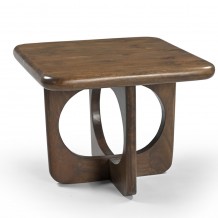 ROUTE COFFEE TABLE ΚΑΡΥΔΙ ΣΚΟΥΡΟ 60x60x45cm c542168