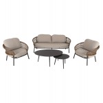 ΣΑΛΟΝΙ ΕΞ ΧΩΡΟΥ 5ΤΜΧ BREY HM6079 ΑΝΘΡΑΚΙ ΑΛΟΥΜΙΝΙΟ-ΧΑΚΙ ΣΥΝΘ RATTAN-ΜΠΕΖ ΜΑΞΙΛΑΡΙΑ c542222