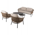 ΣΑΛΟΝΙ ΕΞ ΧΩΡΟΥ 5ΤΜΧ BREY HM6079 ΑΝΘΡΑΚΙ ΑΛΟΥΜΙΝΙΟ-ΧΑΚΙ ΣΥΝΘ RATTAN-ΜΠΕΖ ΜΑΞΙΛΑΡΙΑ c542222