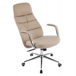 ΚΑΡΕΚΛΑ ΓΡΑΦΕΙΟΥ TEETER HM18355 02 ΜΠΕΖ PU ΔΕΡΜΑ--ΒΑΣΗ ΧΡΩΜΙΟΥ 67x66x121Υεκ c542228