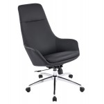 ΚΑΡΕΚΛΑ ΓΡΑΦΕΙΟΥ BEKKER HM18359 01 ΜΑΥΡΟ PU ΔΕΡΜΑ--ΒΑΣΗ ΧΡΩΜΙΟΥ 67x67x126Υεκ c542229