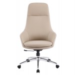 ΚΑΡΕΚΛΑ ΓΡΑΦΕΙΟΥ BEKKER HM18359 02 ΜΠΕΖ PU ΔΕΡΜΑ--ΒΑΣΗ ΧΡΩΜΙΟΥ 67x67x126Υεκ c542230