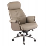 ΚΑΡΕΚΛΑ ΓΡΑΦΕΙΟΥ TOMLIN HM18358 02 ΜΠΕΖ-ΚΑΦΕ PU ΔΕΡΜΑ--ΒΑΣΗ ΧΡΩΜΙΟΥ 72x74x128Υεκ c542231