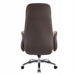 ΚΑΡΕΚΛΑ ΓΡΑΦΕΙΟΥ DRAMON HM18356 02 ΜΠΕΖ-ΚΑΦΕ PU ΔΕΡΜΑ--ΒΑΣΗ ΧΡΩΜΙΟΥ 66x70x132 5Υεκ c542232