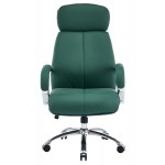 ΚΑΡΕΚΛΑ ΓΡΑΦΕΙΟΥ TOREN HM18357 07 ΠΡΑΣΙΝΟ PU ΔΕΡΜΑ--ΒΑΣΗ ΧΡΩΜΙΟΥ 66x74x128Υεκ c542233